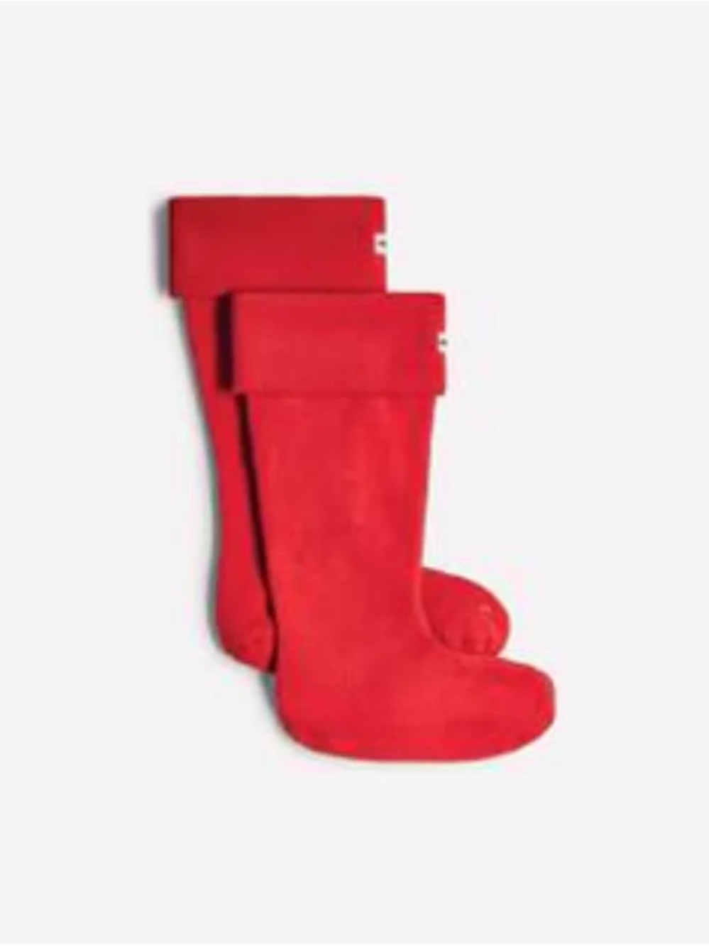 Hunter Fleece Tall Boot Sock Military Red US female foot 5-7